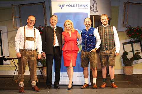 Volksbank Kärnten lud zur Operette ins Glashaus