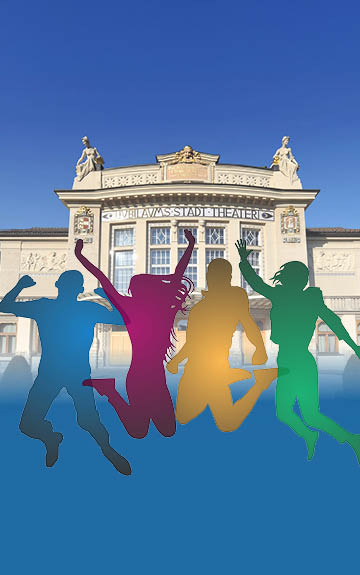 Komm ins Stadttheater Klagenfurt. 